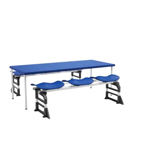 CONJUNTO REFEITÓRIO COM LONGARINA 6 LUGARES