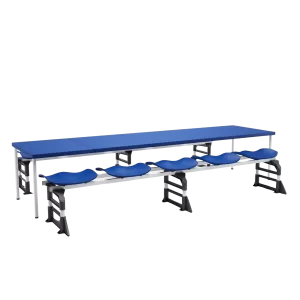 CONJUNTO REFEITÓRIO COM LONGARINA 8 LUGARES