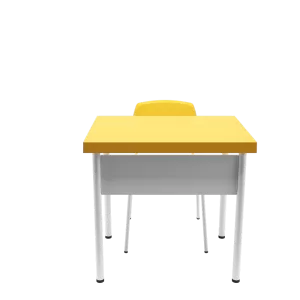 CONJUNTO PROFESSOR COM CADEIRA FIXA