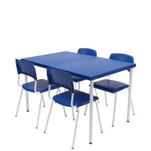 CONJUNTO REFEITÓRIO 4 LUGARES