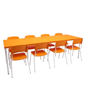 CONJUNTO REFEITÓRIO 8 LUGARES