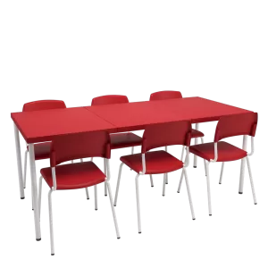 CONJUNTO REFEITÓRIO 6 LUGARES