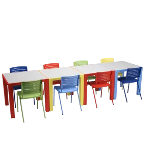 CONJUNTO REFEITÓRIO 8 LUGARES NIALA