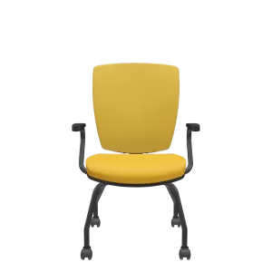 CADEIRA ALTRIX 4 PÉS COM RODÍZIO – ESPALDAR ALTO