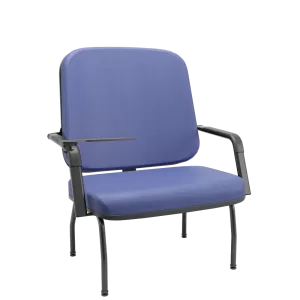 CADEIRA OPERATIVA PLUS SIZE FIXA 4 PÉS TM COM PRANCHETA