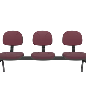 CADEIRA LONGARINA OPERATIVA SECRETÁRIA