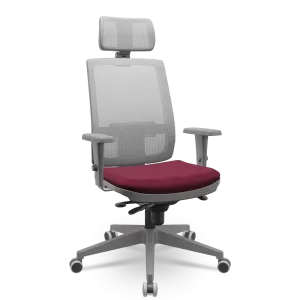 CADEIRA BRIZZA PRESIDENTE TELA GRAFITE